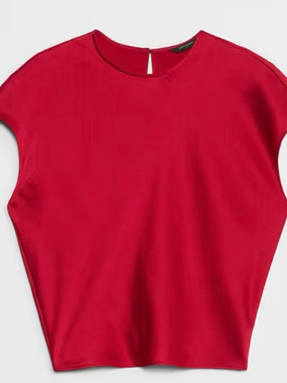 Banana Republic Red Satin Crop Top Women's